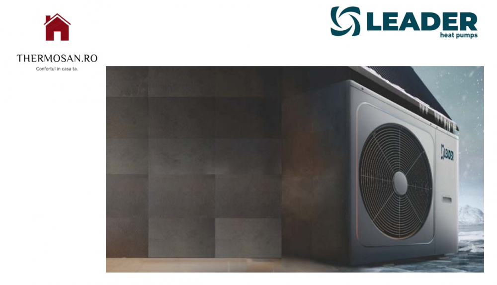 Pompa de caldura "All in One" R32 split 16kW 3x380 LEADER (cu boiler inclus) [4]