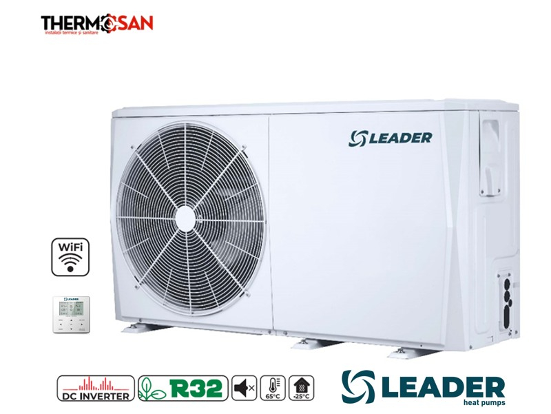 Pompa de caldura R32 monobloc 10kW (1x230V) LEADER INCLUS TVA 9% PERSOANE FIZICE [3]