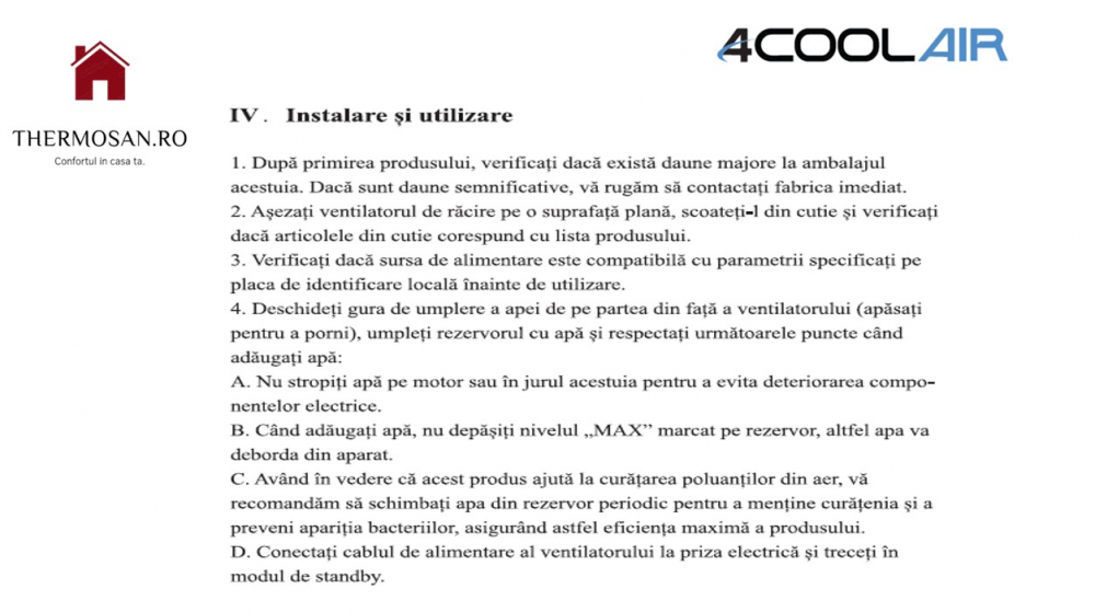 Racitor de Aer Evaporat Model SBS 100M [6]