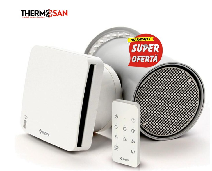 Recuperator de caldura rezidential Aspira Ecocomfort 160 RF [2]