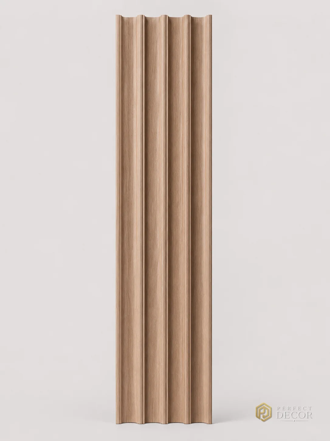 Riflaj decorativ WPC stejar natur Wood-7008, 150×25 mm [6]