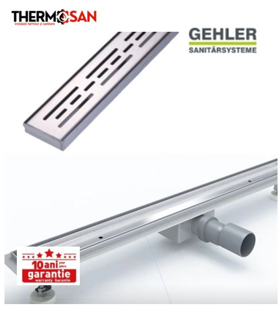 Rigola de dus CAMINO 700X70 mm - INOX 304 GEHLER [G020] [2]