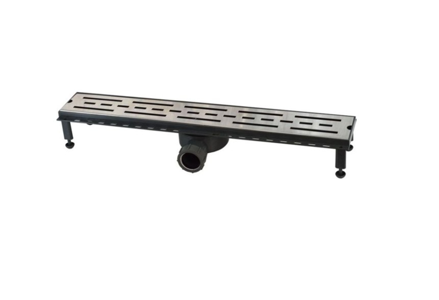 Rigola de dus GEHLER 600X70 mm - corp PVC/gratar INOX [ TD-G125BG-1 ] [1]