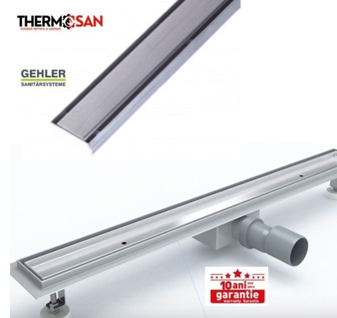 Rigola de dus STONE 600X70 mm - INOX 304 GEHLER [PG01] [2]