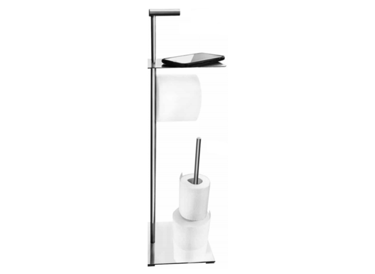 Set accesorii baie stativ cu suport pentru hartie igienica + rezerva pentru hartie igienica + masuta telefon [1]
