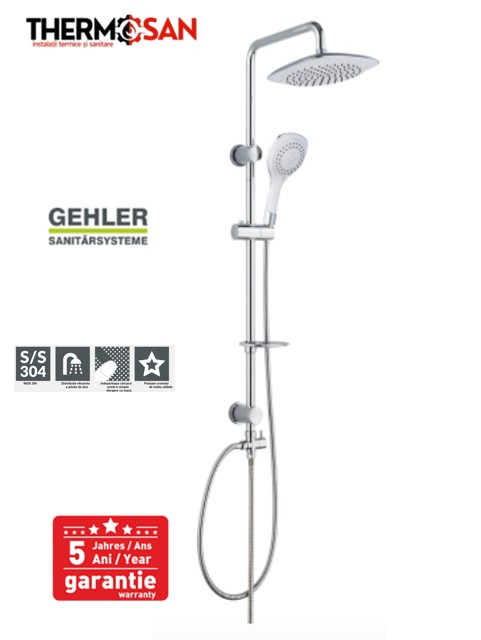 Set dus inox 304 - 4 functii Gehler Runde [ ZH501 ] [2]