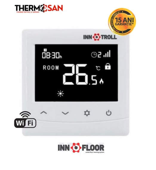 Termostat electronic SMART INNOTROLL digital programabil cu LCD - HT WIFI - montaj in doza [2]