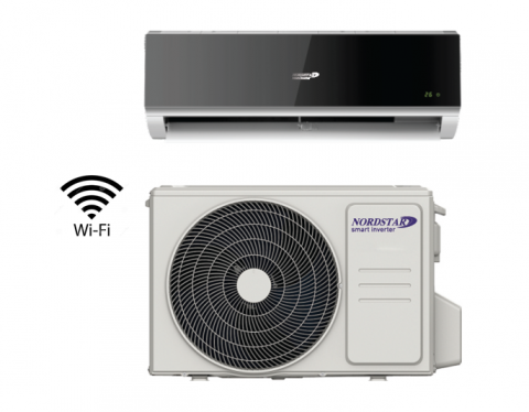 NORDSTAR - Aer conditionat inverter NORDSTAR NOIRE 2025, 24000 Btu/h, kit WI-FI intergrat  MSAFDU-24HRFN8-QR0GW