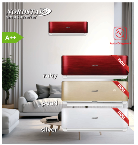 Aer condiționat NordStar Pearl 12000 BTU Inverter WiFi [2]