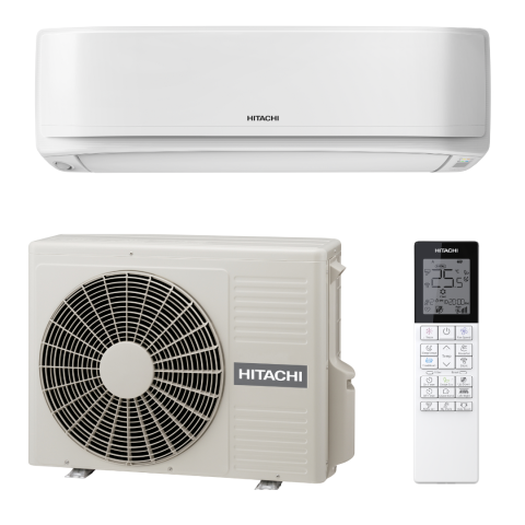 HITACHI - Aparat aer conditionat Hitachi AirHome 600, putere de 24000 BTU/h, WiFi INCLUS, airCloud Home, FrostWash, Mold Guard,Smart Eco,Nano Titanium Pre ‐Filter, Air Purification Filter ViroSense Z1 filter, I
