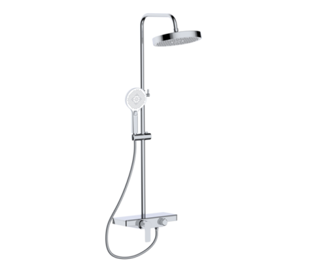 BATERII GEHLER - Baterie/ Coloana cada-dus Gehler TIORA cu accesorii (para de dus mobila, furtun flexibil, agatatoare de dus)