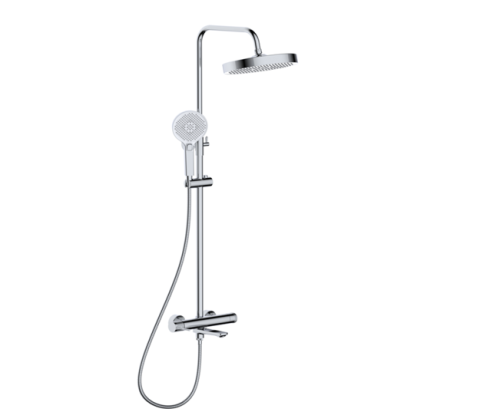 BATERII GEHLER - Baterie/ Coloana cada-dus Gehler TIORA cu accesorii (para de dus mobila, furtun flexibil, agatatoare de dus)