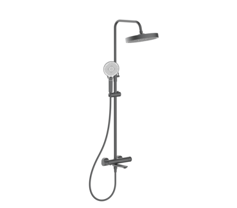 BATERII GEHLER - Baterie/ Coloana cada-dus Gehler TIORA cu accesorii (para de dus mobila, furtun flexibil, agatatoare de dus)