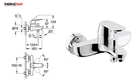 Baterie pentru cada EUROSMART COSMOPOLITAN  fara accesorii [1]