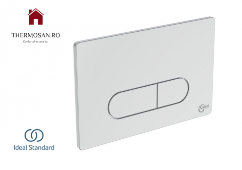 Bazin/cadru WC incastrat IDEAL STANDARD Prosys 120 M pentru vas WC suspendat - sistem de prindere inclus + clapeta crom Oleas M1 [ R0306 AA ] [2]