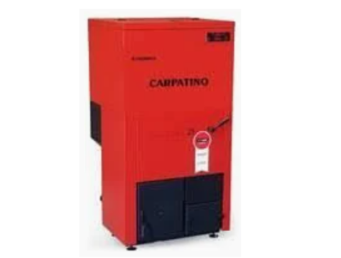 Centrala Termica combustibil solid Emtas - Cazan peleti Thermica - Carpatino 25 by BIODOM - complet automatizat, cu buncar inclus, aprindere automata