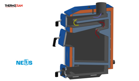 Centrala pe combustibil solid 12kW -110m2 NEUS Praktik [4]