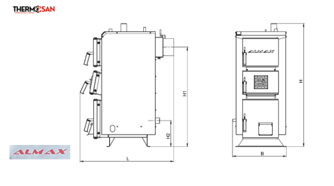 Centrala pe combustibil solid ALMAX 31 kW Class C [2]