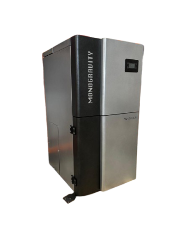 CENTRALE TERMICE COMBUSTIBIL SOLID - Centrala pe peleti 25 kW  -180m2   WARMLINE MONOGRAVITY