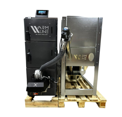 CENTRALE TERMICE COMBUSTIBIL SOLID - Centrala WARMLINE BLACK PELLET 25 kW