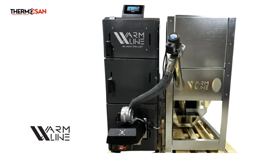 Centrala WARMLINE BLACK PELLET 40 kW [1]