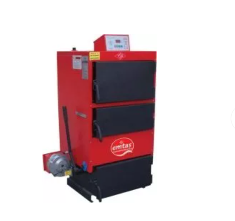 Centrala Termica combustibil solid Emtas - Emtas EK3G-35 - 41 kW Cazan otel cu functionare pe combustibil solid cu 3 drumuri de fum