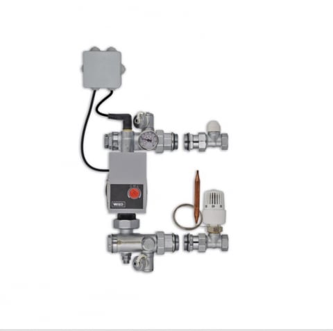 GRUPURI POMPARE - Grup pompare incalzire pardoseala universal INNOMIX 250KE-Y8763, pompa WILO Yonos Para 25/7