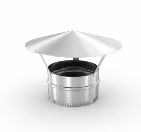 Kit coș de fum 5 m D120 din inox așezat pe sol [4]