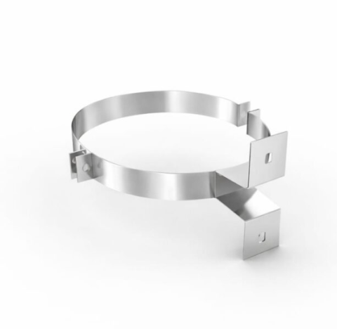 Kit coș de fum 5 m D160 din inox așezat pe sol [6]