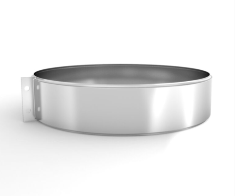 Kit coș de fum 5m D 180 din inox suspendat [4]
