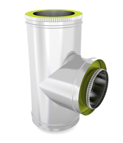 Kit coș de fum 5m  D160 din inox suspendat [1]