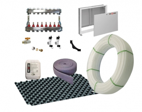SET INCALZIRE PARDOSEA - Pachet Incalzire in pardosea  80m2 placa cu nuturi