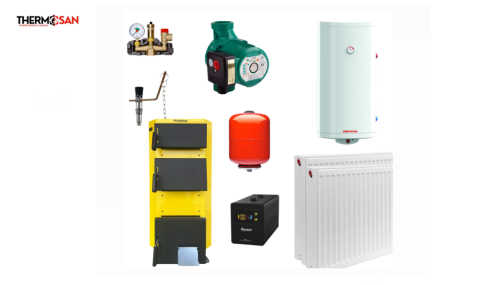 Pachet THERMOSAN Bunica 120-140m2 cu cazan Kronas și boiler Sunsystem [1]