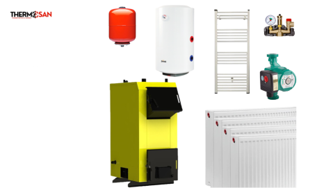 Pachet THERMOSAN cu Cazan Kronas ECO 24Kw PENTRU 60-70M2 [1]