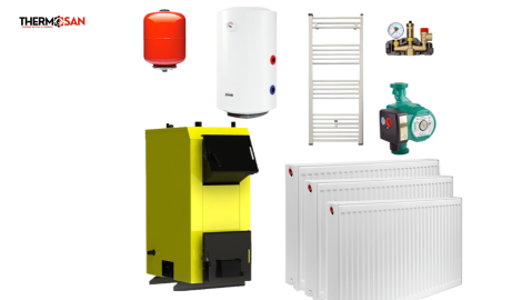 Pachet THERMOSAN cu Cazan Kronas ECO 24Kw PENTRU 60-70M2 [1]
