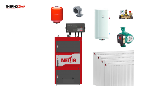 Pachet THERMOSAN cu Cazan Neus Compact 24Kw PENTRU 140-150 m2 [1]