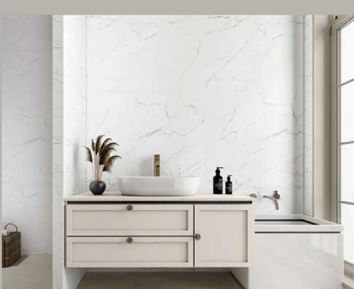 Panou decorativ SPC marmură albă 23089-1 [3]