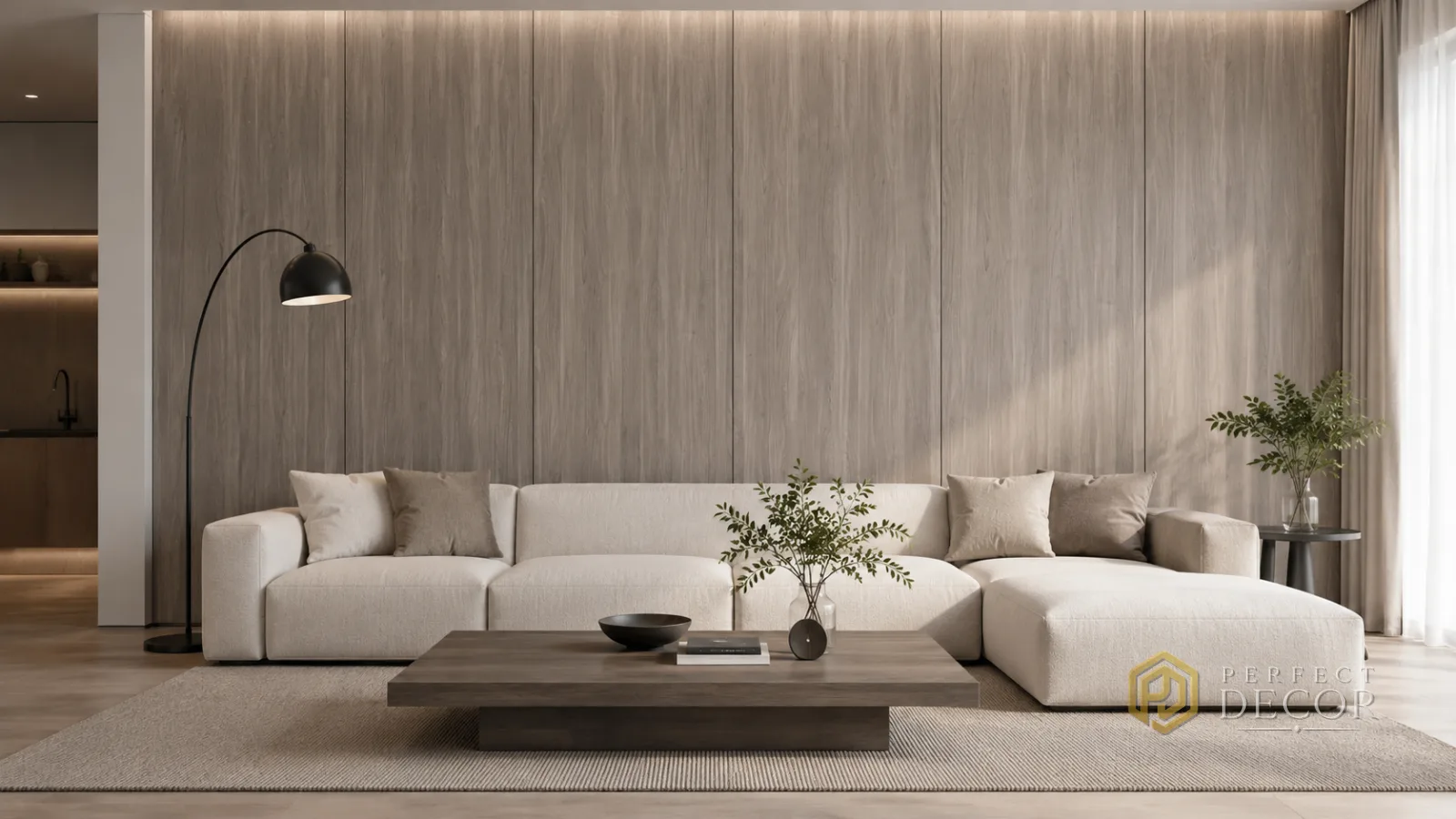Panou decorativ WPC lemn gri HU-F-7203-3 [1]