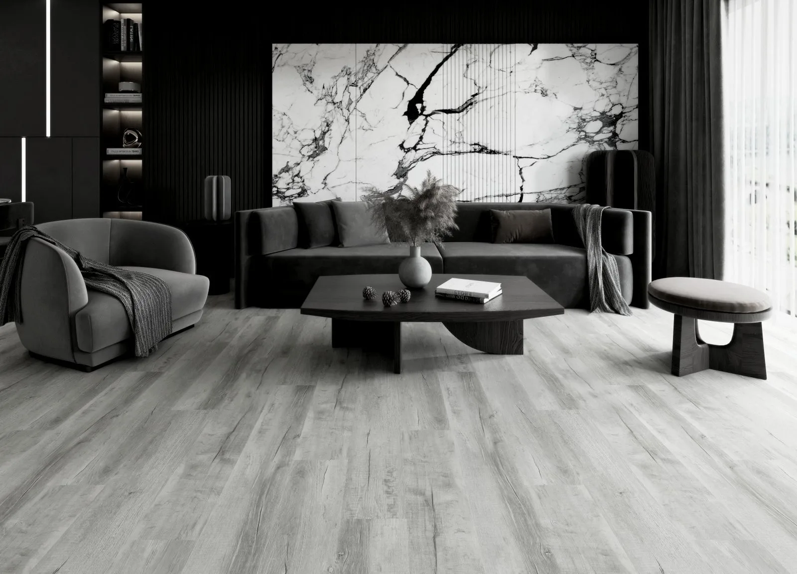 Pardoseală SPC Ice Grey Oak PD-223 [1]