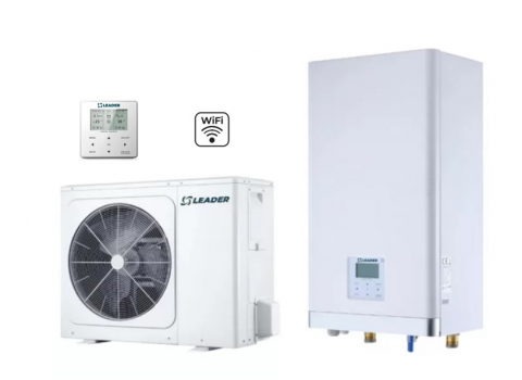 LEADER - Pompa de caldura "All in One" R32 split 16kW 3x380 LEADER (cu boiler inclus)