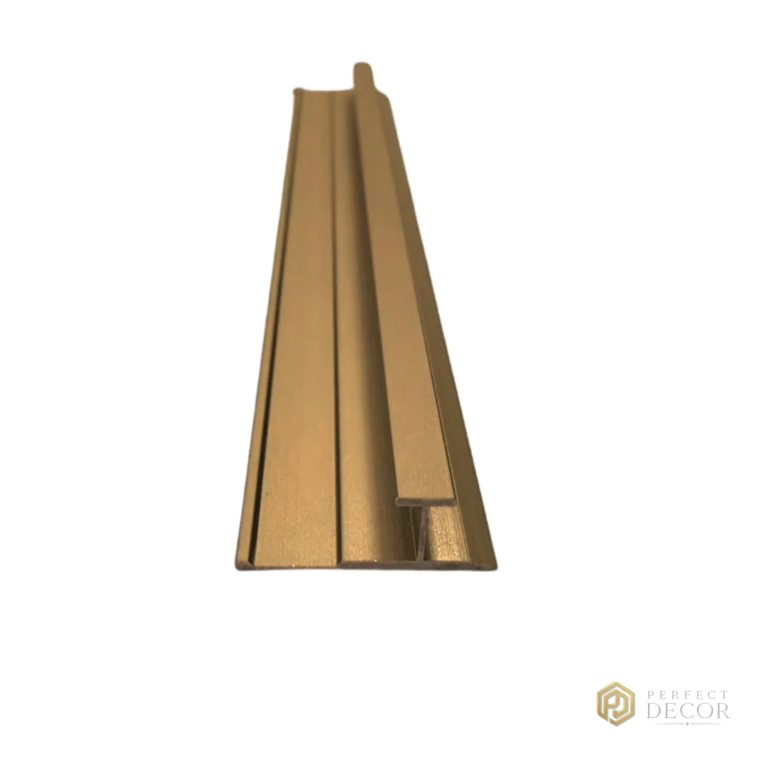 Profile - Profil de îmbinare H pentru panou 5 mm, auriu (LN-LT-5502)