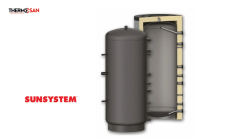 Puffer Sunsystem P 300L Izolat – Acumulator termic pentru instalații de încălzire [2]