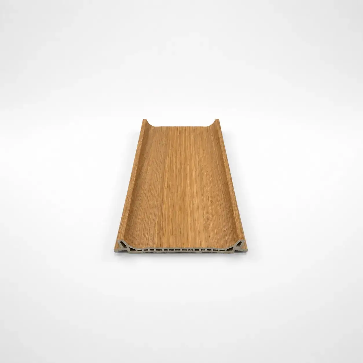 Riflaj decorativ WPC stejar natur Wood-7008, 300×25 mm [1]