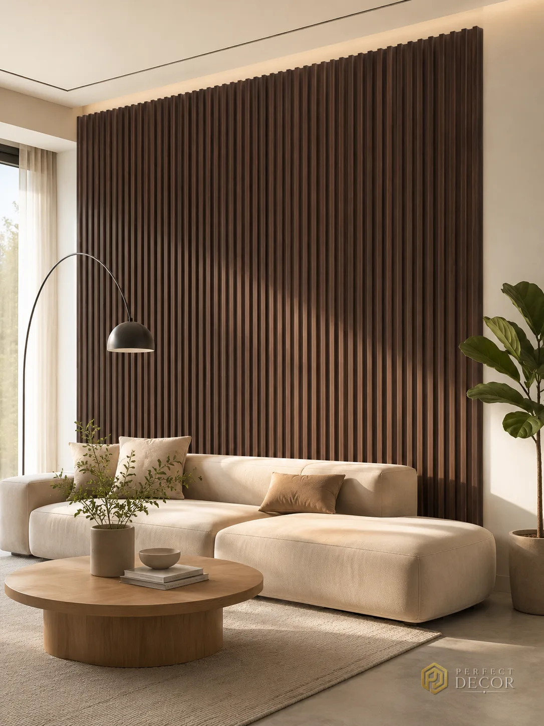 Riflaje decorative - Riflaj decorativ WPC lemn nuc închis Wood-7012, 161×20 mm