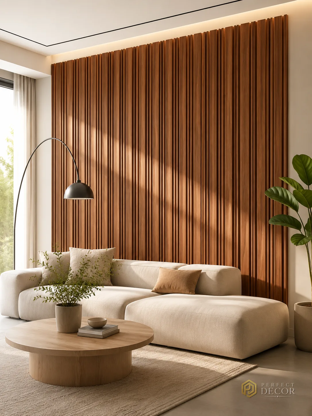 Riflaje decorative - Riflaj decorativ WPC lemn teak Wood-7014, 205×10 mm