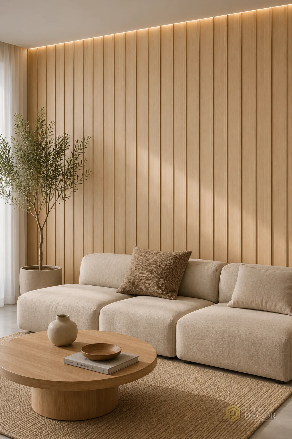Riflaje decorative - Riflaj decorativ WPC stejar natur Wood-7074, 224×19 mm