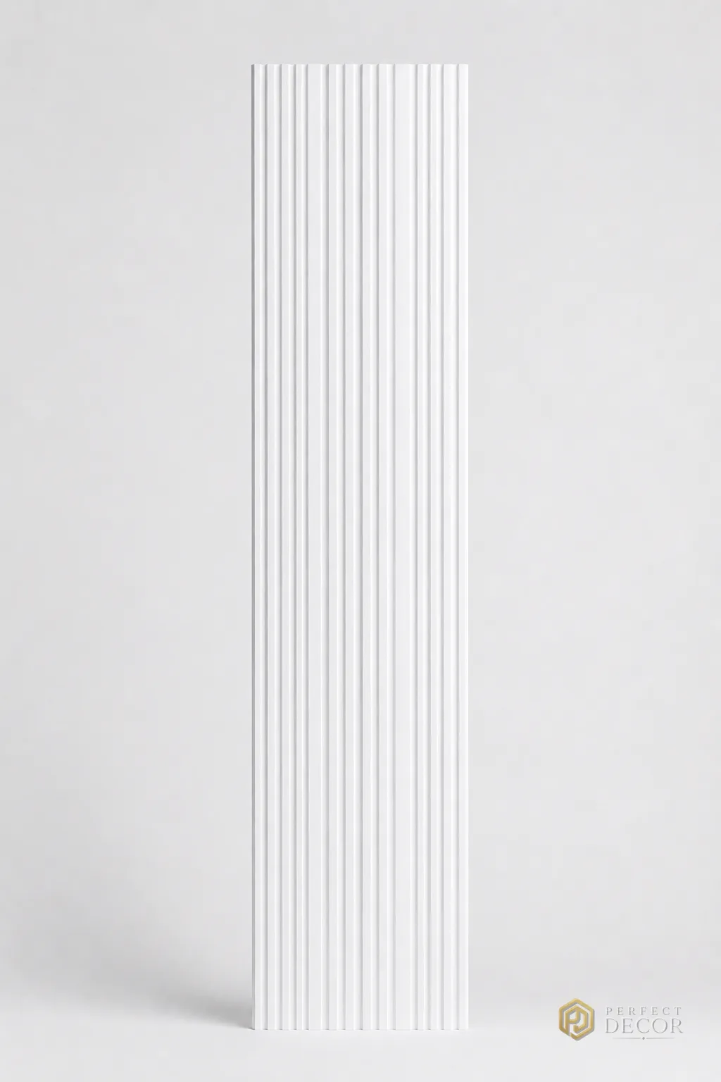 Riflaj decorativ WPC alb-crem Uniton-PR-011, 145×8 mm [3]