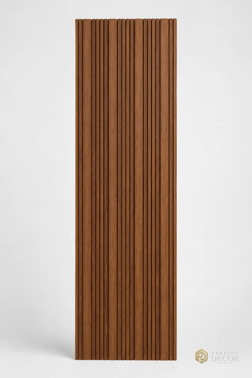 Riflaj decorativ WPC lemn teak Wood-7014, 205×10 mm [3]