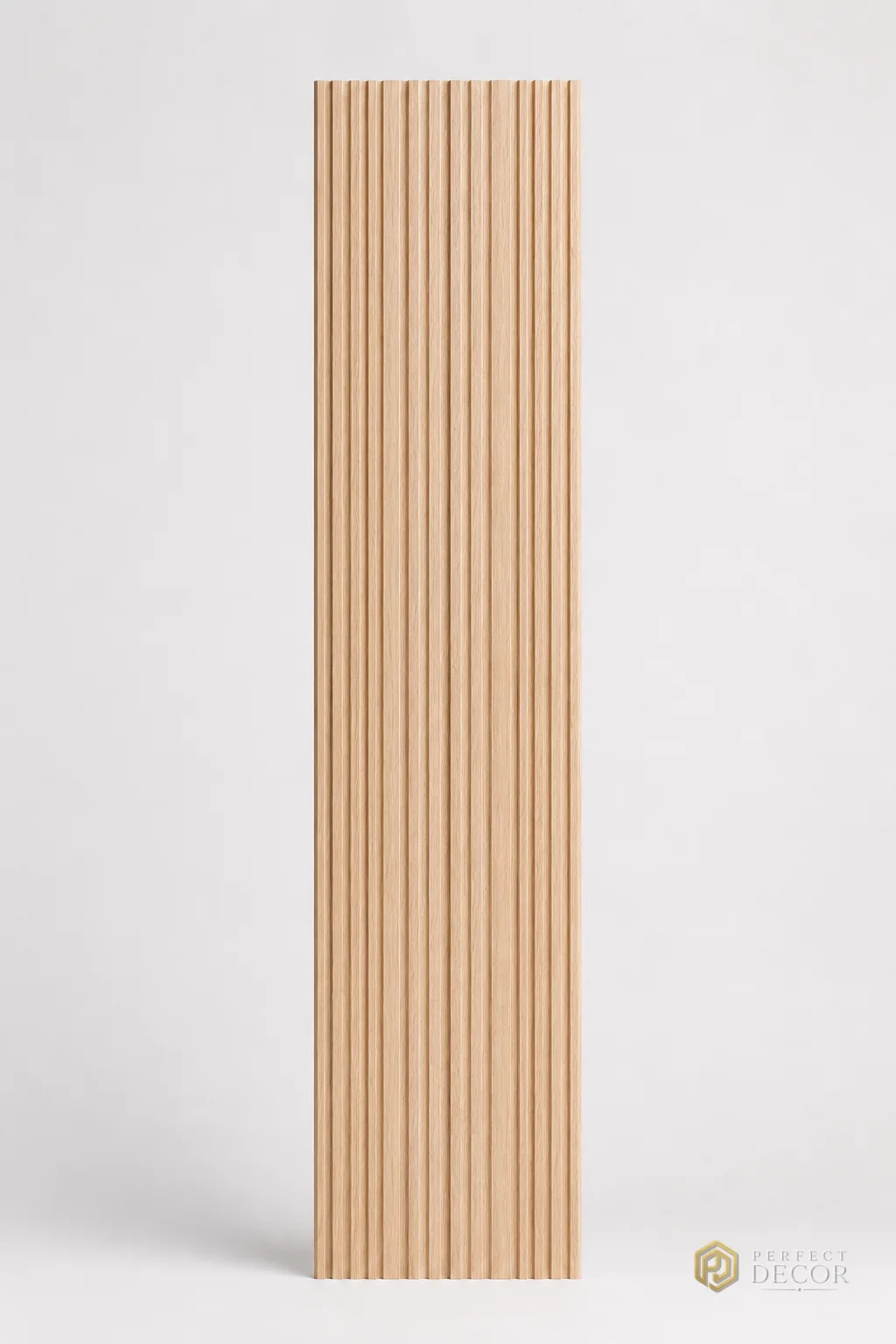 Riflaj decorativ WPC stejar deschis Wood-F-7212-2, 145×8 mm [4]