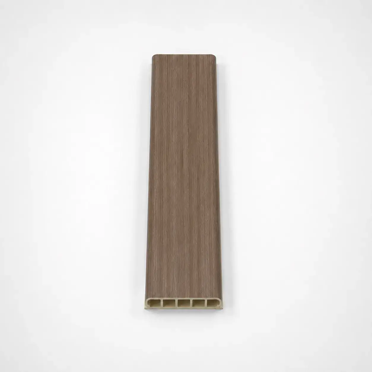 PLACAJE PENTRU INTERIOR - Riflaj decorativ WPC stejar greige Wood-7074, 115×25 mm
